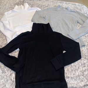 3 turtle neck winter long sleeve Shirt unisex Size 9/10